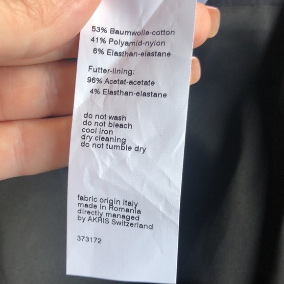 New AKRIS Punto Black Pencil Skirt - Picture 10 of 11